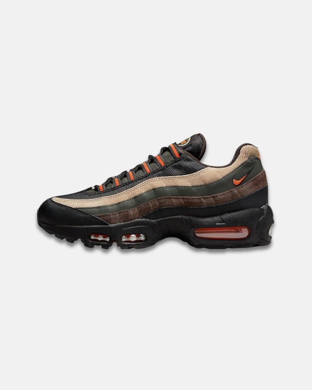 NIKE Air Max 95 patike braon crne boje
