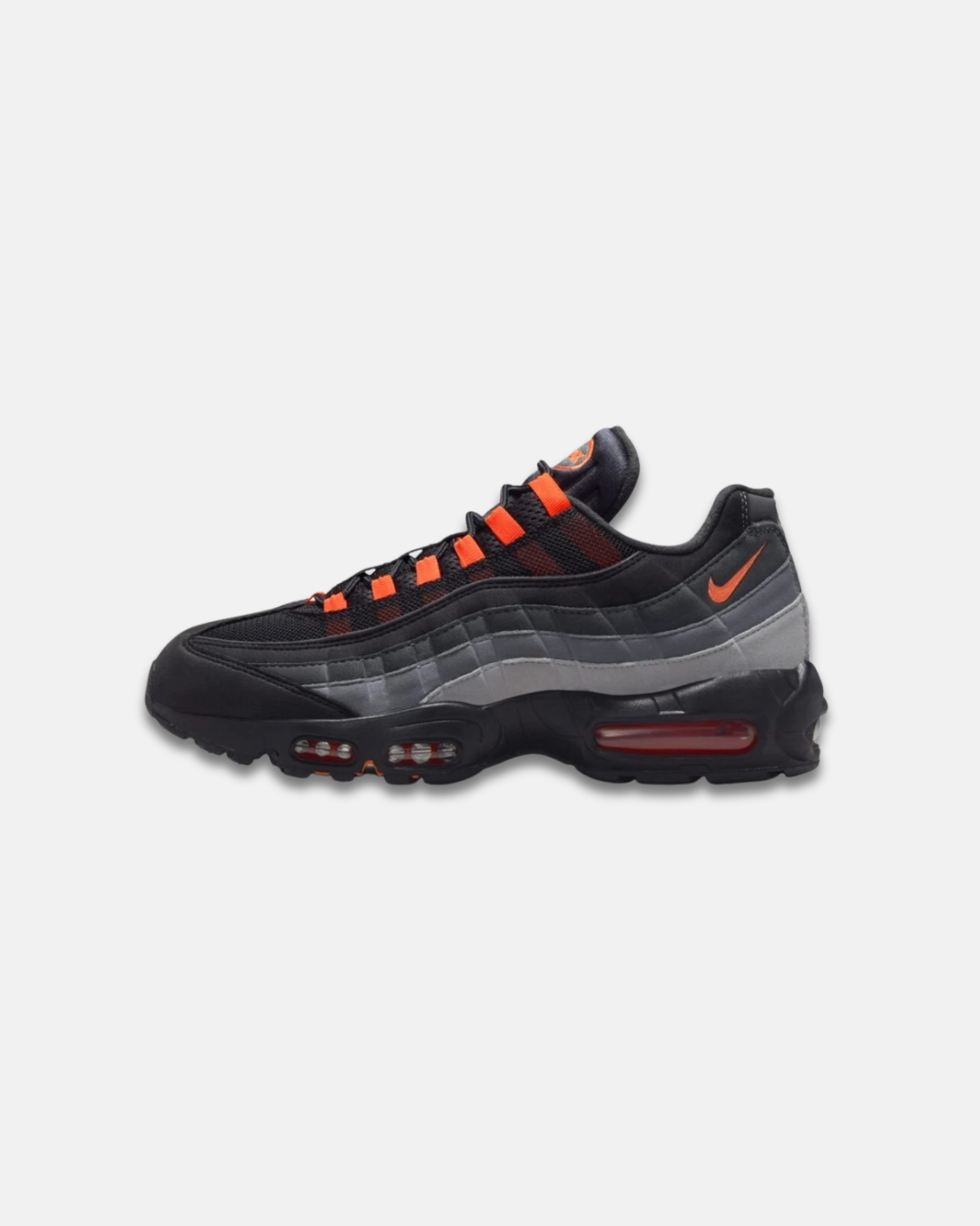 NIKE Air Max 95 patike sivo crne i narandžaste boje