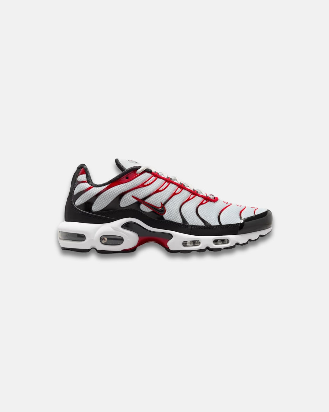 NIKE Air Max Plus TN "Pure Platinum/University Red"